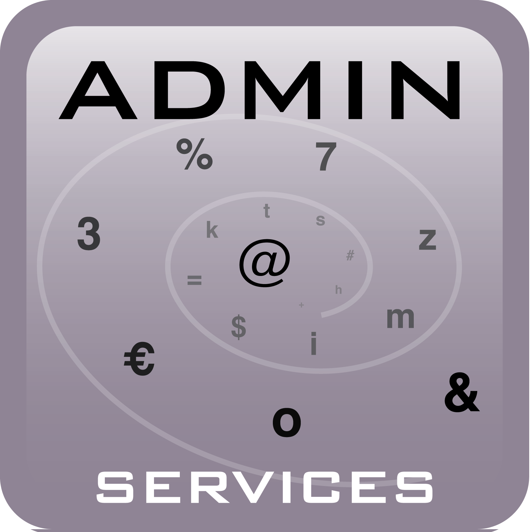 Admin Services, Création, Réalisation, Logo,