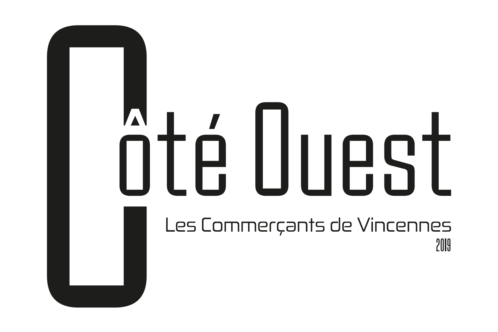 Création, Autocollants, logo, Côté Ouest, Association, Commerçants, Vincennes