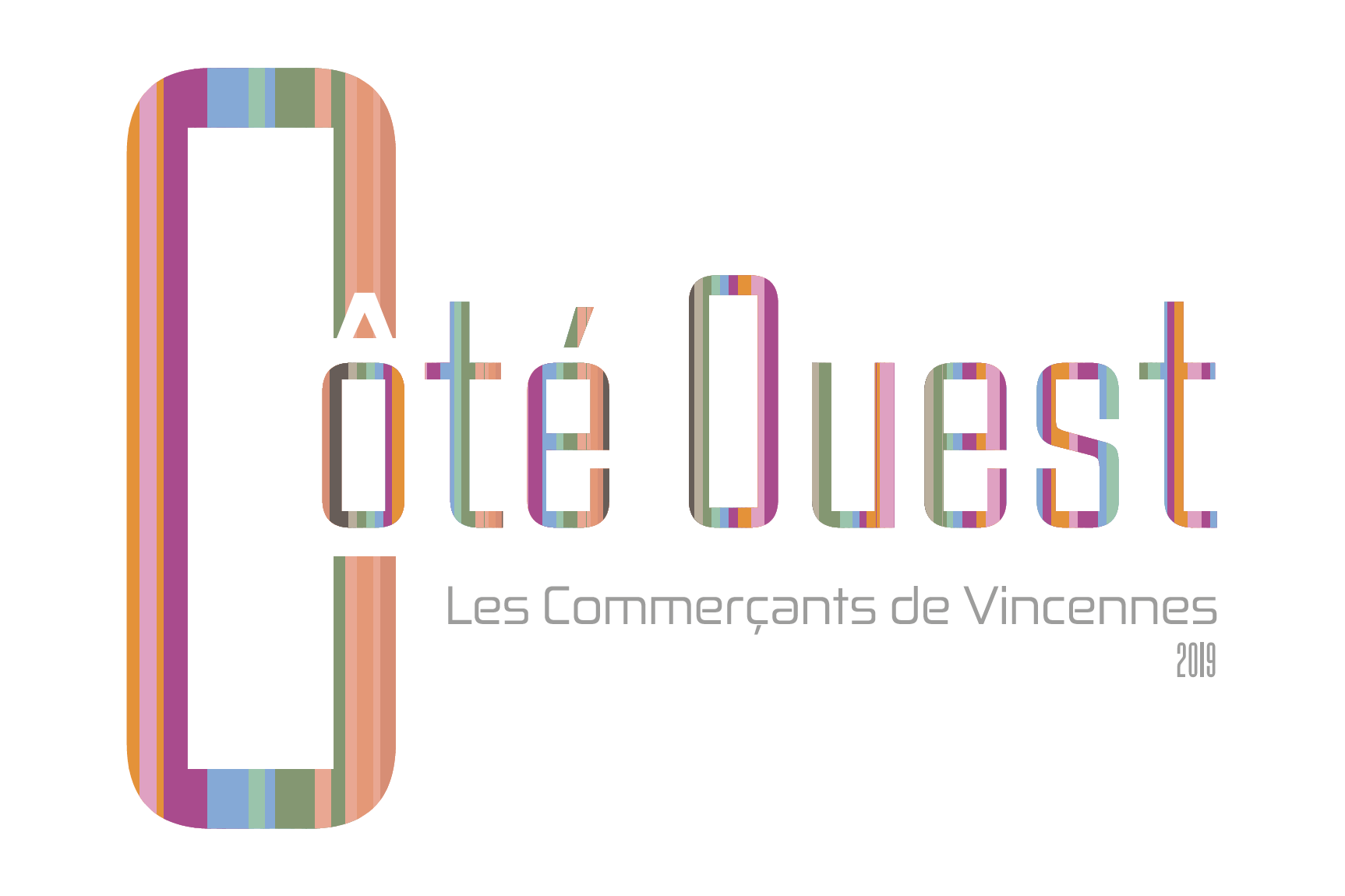Création, logo, Côté Ouest, Association, Commerçants, Vincennes
